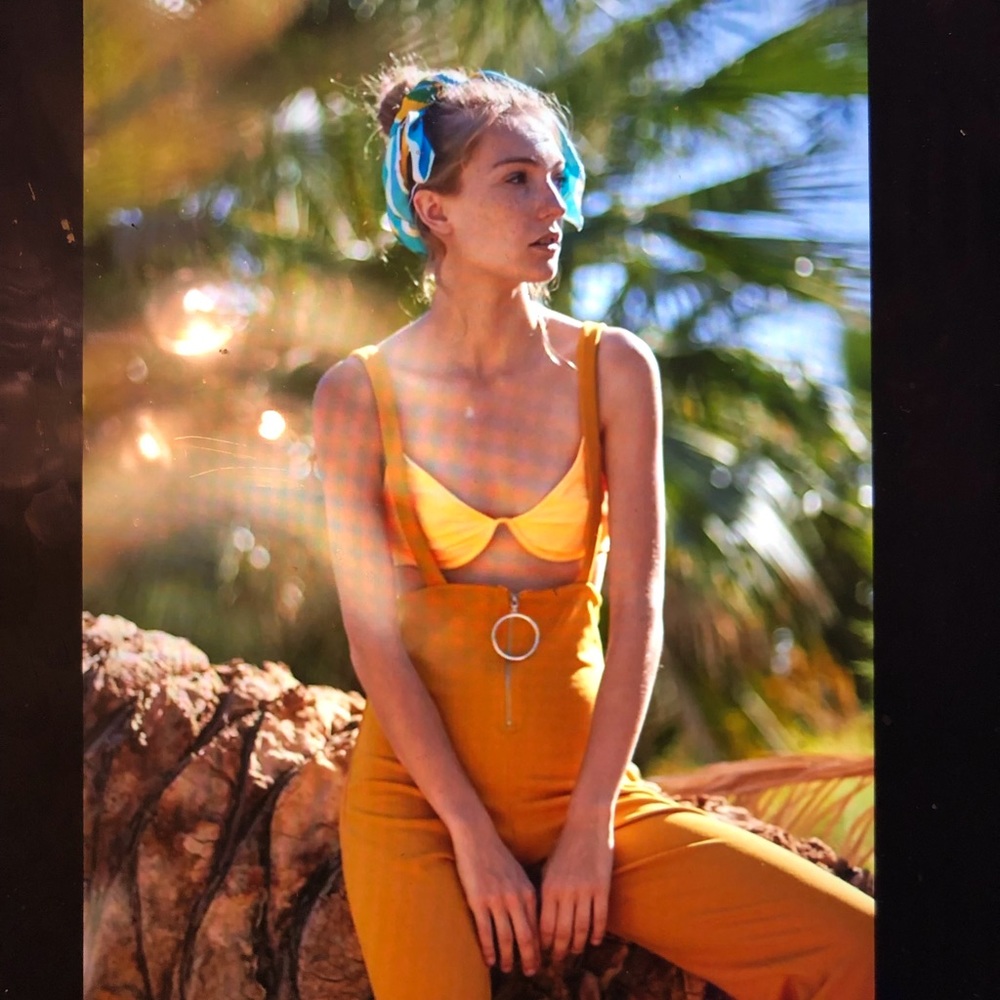 La Banga sold by Free People 70’s style Overalls